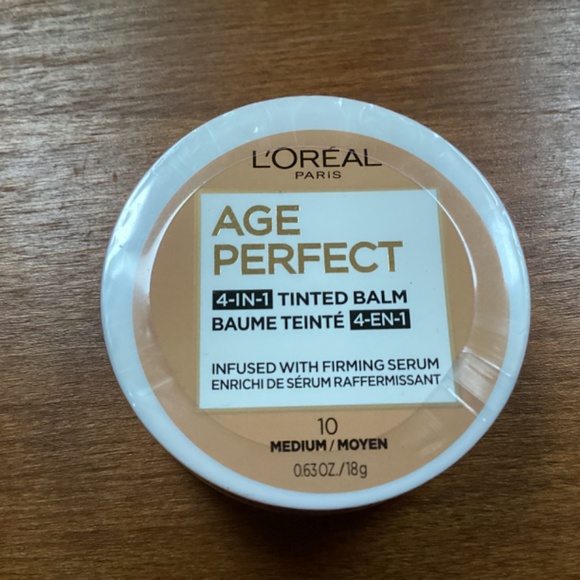 L’Oréal Paris Age Perfect 4-in-1 Tinted Balm 10 Medium 18g/0.63oz  New - Picture 2 of 5